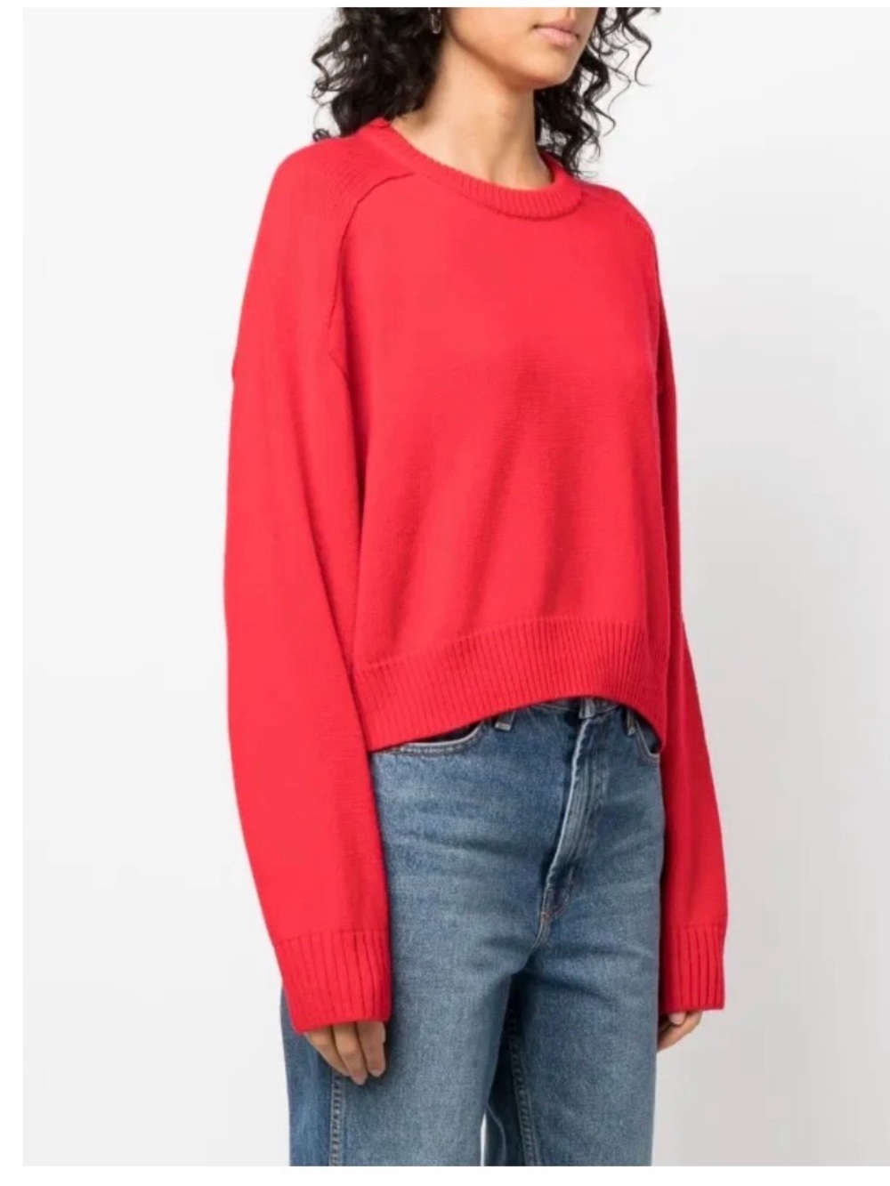 Loulou Studio Bruzzi Red Jumper XS